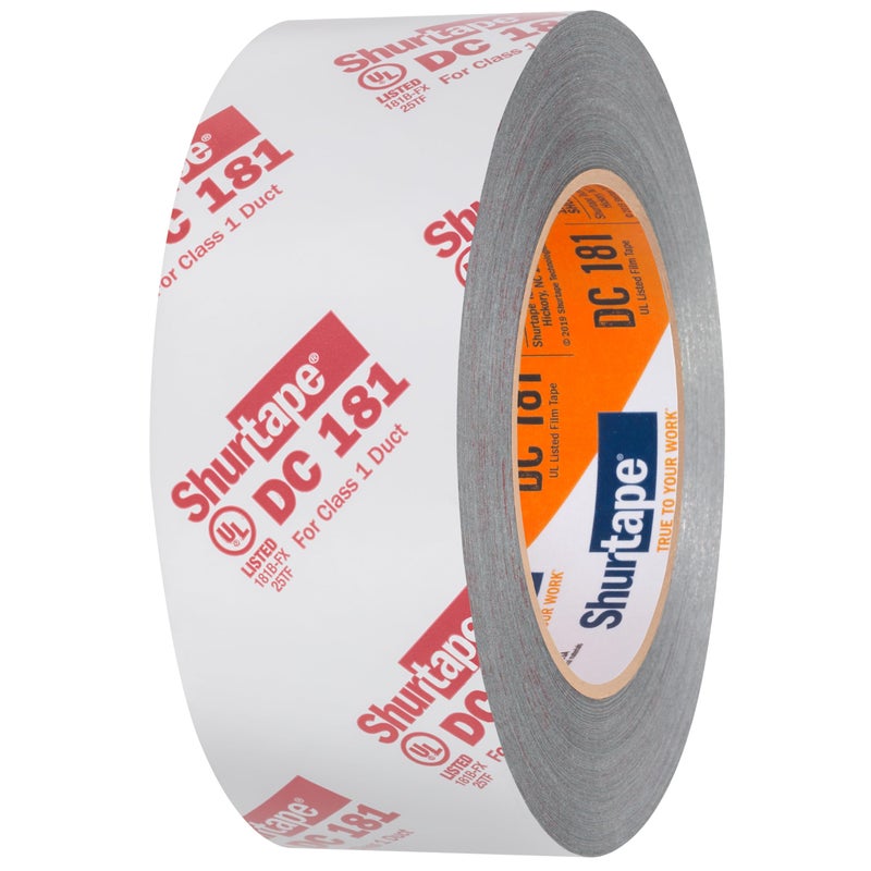 Shurtape شريط شورتاب DC 181 UL 181B-FX مدرج/مطبوع، 48 مم × 110 م، طباعة معدنية، لفة واحدة (164686) - Image 2